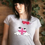 Image of Girls Heart/wings Skinny Fit
