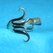 Image of forked heart bangle