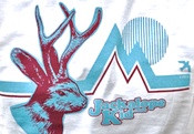 Image of men's white jackalopekid tee