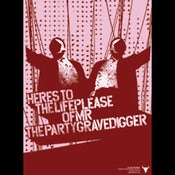 Image of Please Mr. Gravedigger<br>LP Album Poster