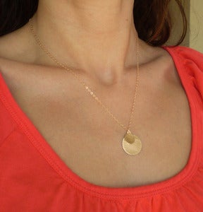 Image of Layered Circles Necklace