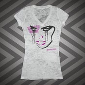 Image of Women's "Break Up Make Up" (#BUMU2-BurnOutWhite-WV)