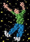 Image of Cube Man Poster