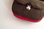 Image of Bicycles Purse-Olive and Red