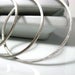 Image of modern stackable cuffs. bracelets. sterling silver.