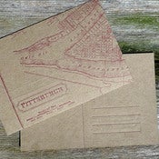 Image of Vintage Pittsburgh Map Postcards