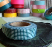 Image of teal grid