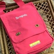 Image of No regrets. (messenger bag)