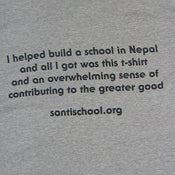 Image of "All I got was this T-Shirt" ...t-shirt (BACK VIEW)