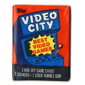 Image of VIDEO GAMES CARDS & STICKERS - VIDEO CITY - 1983