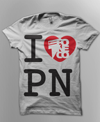Image of LIMITED EDITION I Heart PN White Tee 