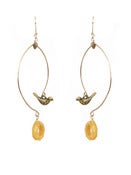 Image of hanging bird earrings