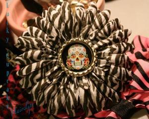 Image of Dia De Los Muertos Zebra Flower
