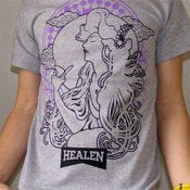 Image of healen vs mucha tee / grey - limited!