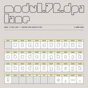 Image of Modul 72 dpi Line font