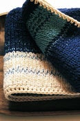 Image of Delightful Baby Blanket - a modern wrap for the little ones - Royal Blue Multi