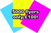 Image of 5000 A5 Flyers
