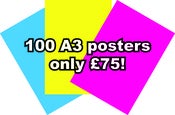 Image of 100 A3 Posters