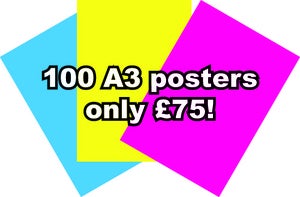 Image of 100 A3 Posters