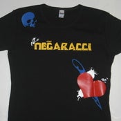 Image of Womens Baby Tee(bleeding heart