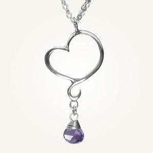 Image of Aphrodite Mini Necklace with Amethyst