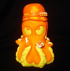 Image of This one's HOT!  FIRE OCTOPUS - 8 Hands For Bad Habits
