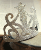 Image of Glitter Filigree Tiara