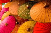 Image of Umbrellas in Burma