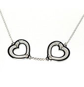 Image of "Autoerotic Fatality" HeartCuffs Necklace by Hello Drama