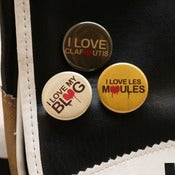 Image of Set de 3 badges "I Love"