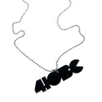 Image of 410 BC LOGO acrylic necklace