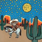 Image of Home is the Saddle Art Print