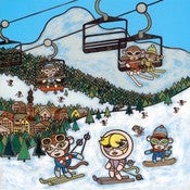 Image of Ski Slopes Art Print