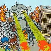 Image of Robot Destruction Art Print