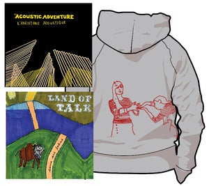 Image of Hoodie + l'Aventure Acoustique + Some Are Lakes (LP) - Bundle