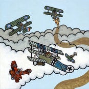 Image of Dog Fight Art Print