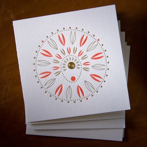 Image of coral pinwheel | single