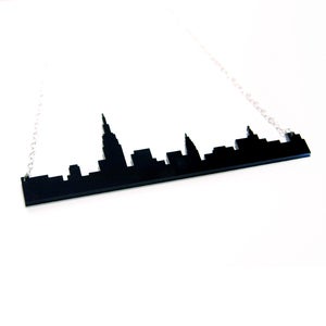 Image of new york city skyline necklace 