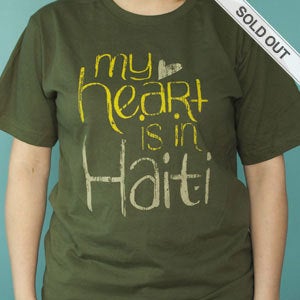 Image of My Heart is in Haiti T-Shirt