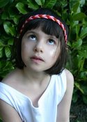Image of Little -Tresse rose et marron
