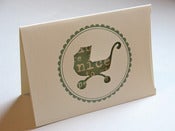 Image of Letterpress Silhouette Card - Stroller