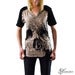 Image of Death V-Neck Black Unisex