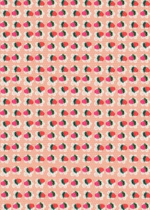 Image of Strawberries Wrapping Paper - uncoated