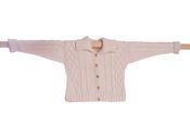 Image of Celtic Cable Knit Cardigan 2-5yrs