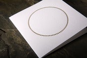 Image of blank dot note | single