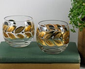 Image of gold leaf glasses