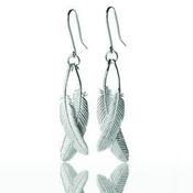 Image of Duo Miromiro Feather Earrings