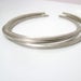 Image of modern stackable cuffs. bracelets. sterling silver.