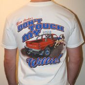 Image of White Don't Touch My Willie Men's T-Shirt