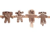 Image of Small Toys - Elephant, Lion, Monkey, Wildebeest, Zebra